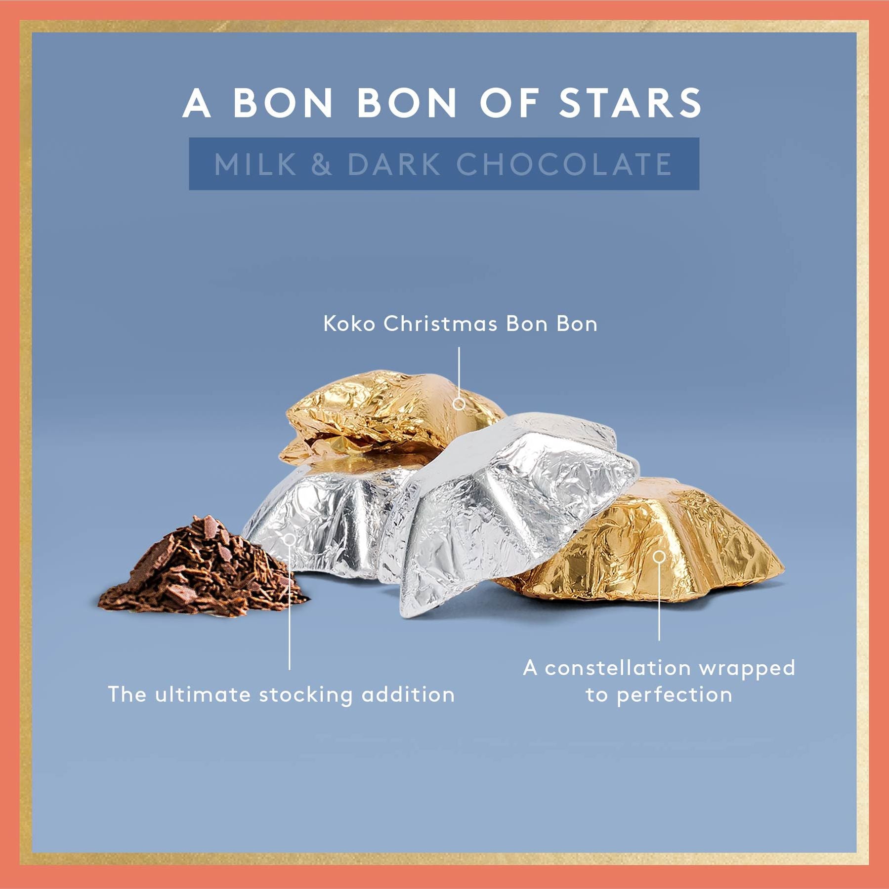 A Bon Bon of Stars | Milk and Dark Chocolate