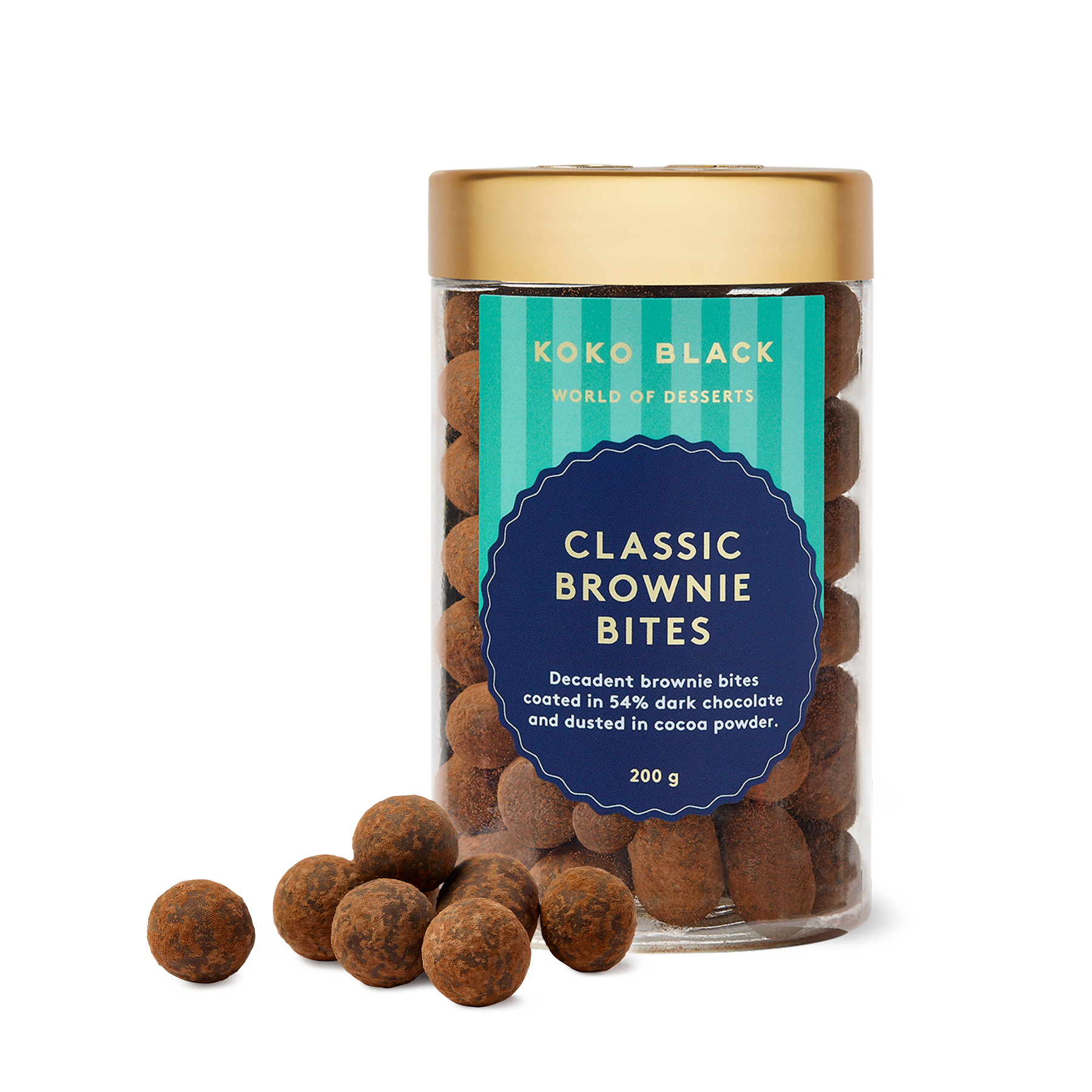 Classic Brownie Bites 200g | 54% Dark Chocolate