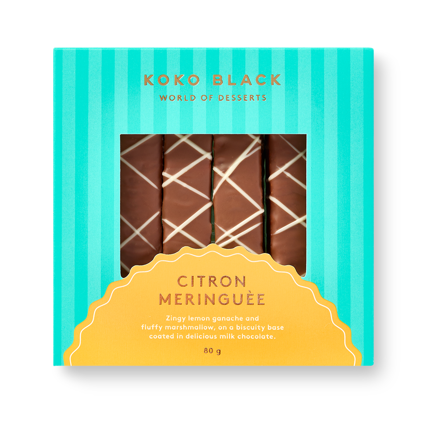 Citron Meringuée Bars 80g | Milk Chocolate