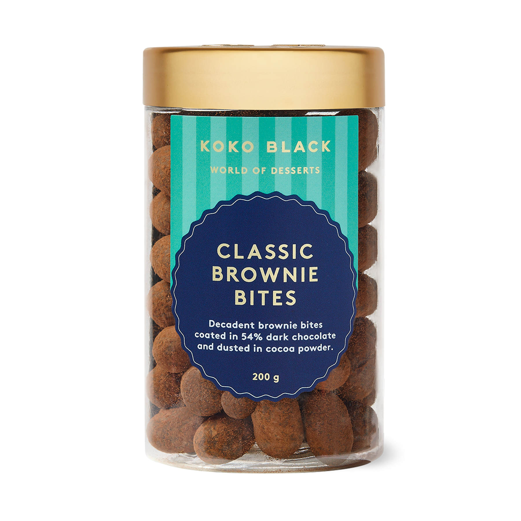 Classic Brownie Bites 200g | 54% Dark Chocolate