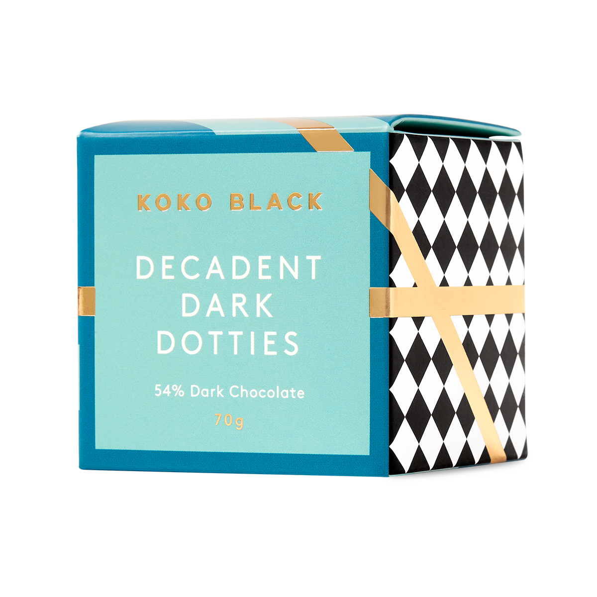 Decadent Dark Dotties Cube | Dark Chocolate